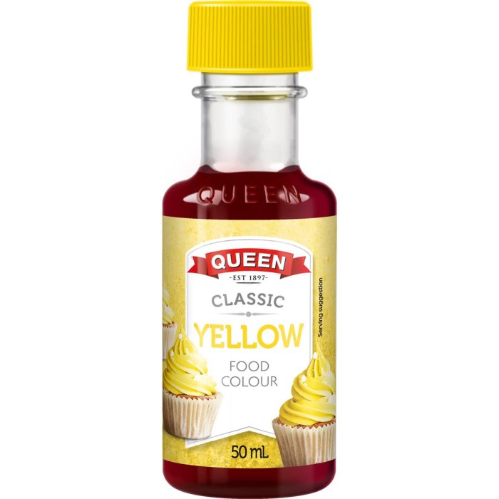 What food coloring makes yellow