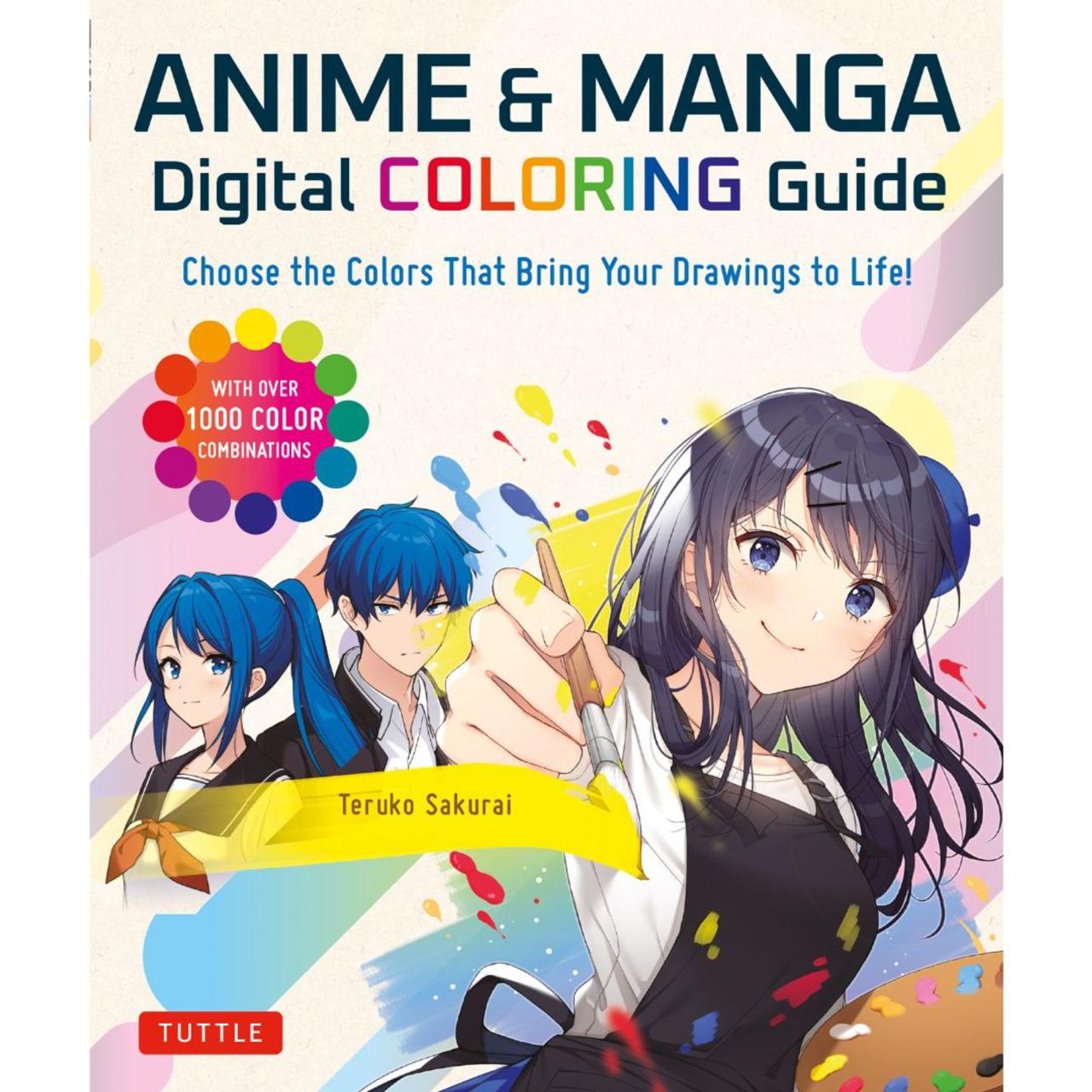 Anime and manga digital coloring guide