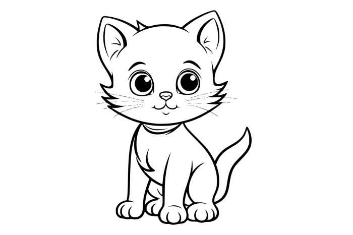 Animal coloring pages cats