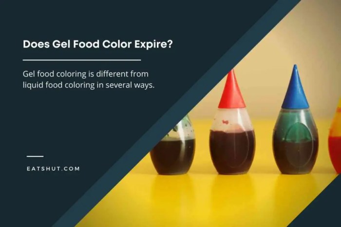 Does gel food coloring expire