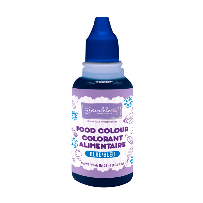 Deep blue food coloring