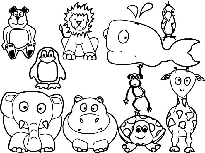 Coloring print out pages animals