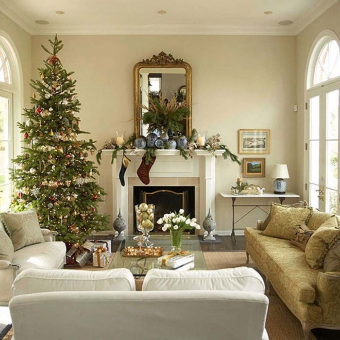 Christmas decor ideas living room