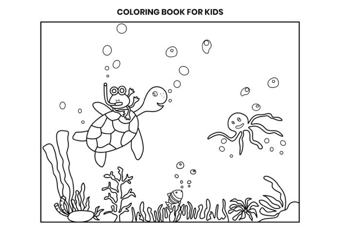 Animals coloring animal pages drawings kids ocean easy sea drawing underwater cool whale color draw life printable colorings getcolorings print