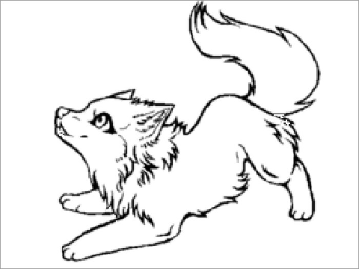 Anime wolf pup coloring pages