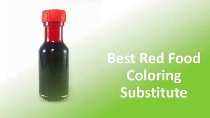 Red food coloring substitute