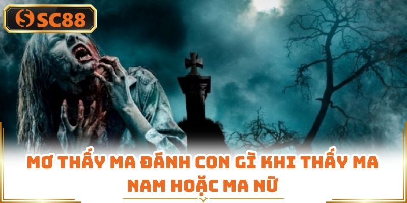 Mơ thấy ma đánh con gì khi thấy ma nam hoặc ma nữ
